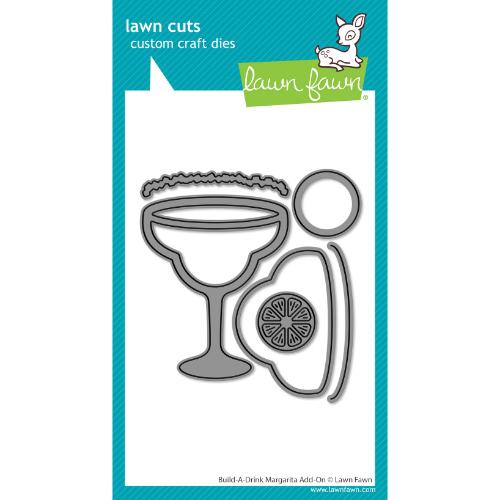 Lawn fawn LF3804 - Lawn Cuts - Build-A-Drink Margarita Add-On Dies