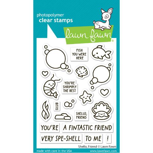 Lawn fawn  LF3789 - Stamps - Shello, Friend