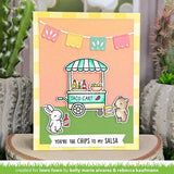Lawn Fawn LF3780 - Stamps - Treat Cart Sentiment Add-On: Tacos