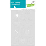 Lawn fawn  LF3783 - Lawn Clippings - Summer Friends Coloring Stencils