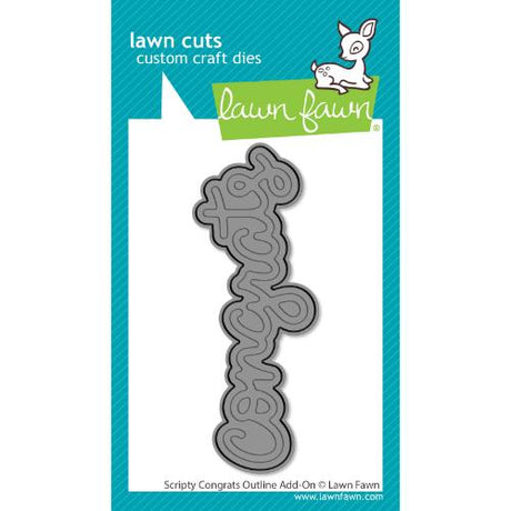 Lawn Fawn LF3736 - Lawn Cuts - Scripty Congrats Outline
Add-On Die