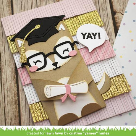 Lawn Fawn LF3728 - Lawn Cuts - Woodland Critter Huggers
Graduation Add-On Dies