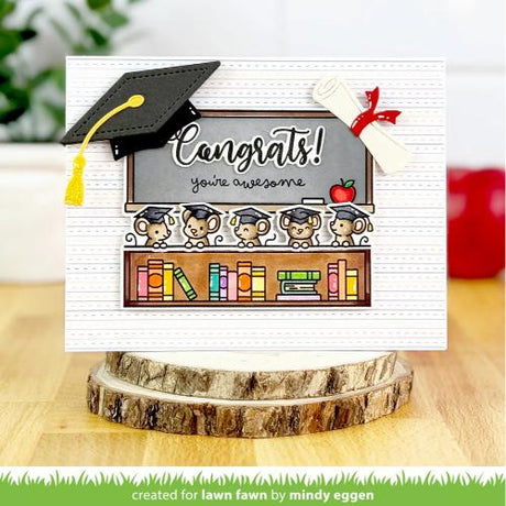 Lawn Fawn LF3728 - Lawn Cuts - Woodland Critter Huggers
Graduation Add-On Dies