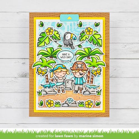 Lawn Fawn LF3725 - Lawn Cuts - Pull 'n Slide Surprise Dies