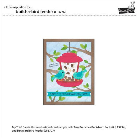 Lawn Fawn LF3726 - Lawn Cuts - Build-A-Bird Feeder Dies