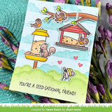 Lawn Fawn LF3707 - Stamps - Backyard Bird Feeder