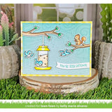 Lawn Fawn LF3707 - Stamps - Backyard Bird Feeder
