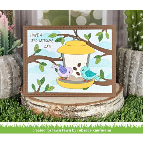 Lawn Fawn LF3707 - Stamps - Backyard Bird Feeder