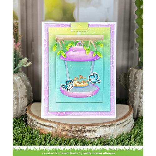 Lawn Fawn LF3707 - Stamps - Backyard Bird Feeder