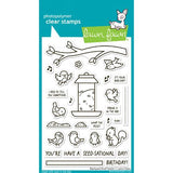Lawn Fawn LF3707 - Stamps - Backyard Bird Feeder