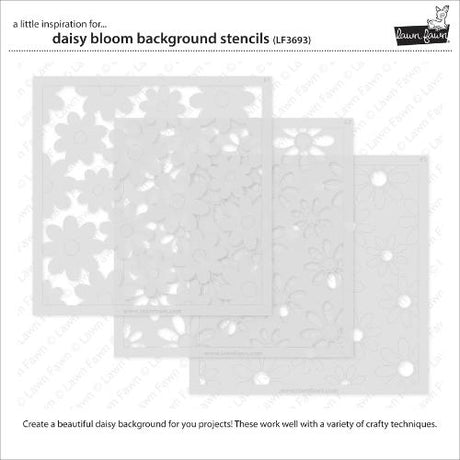 Lawn Fawn LF3693 - Lawn Clippings - Daisy Bloom
Background Stencils