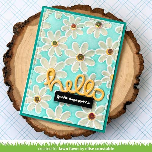 Lawn Fawn LF3693 - Lawn Clippings - Daisy Bloom
Background Stencils