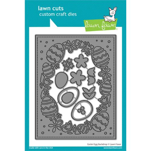 Lawn Fawn LF3687 - Lawn Cuts - Easter Egg Backdrop Dies