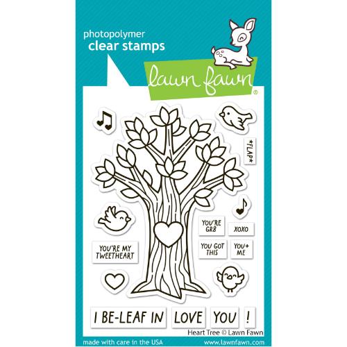 Lawn Fawn LF3671 - Stamps - Heart Tree