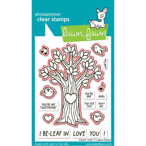 Lawn Fawn LF3672 - Lawn Cuts - Heart Tree Dies