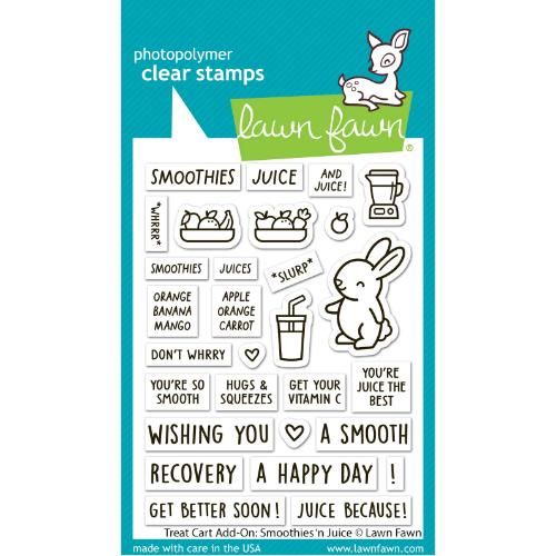 Lawn Fawn LF3674 - Stamps - Treat Cart Add-On: Smoothies
'n Juice