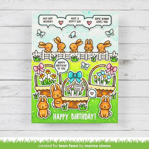 Lawn Fawn LF3661 - Stamps - Spring Basket Add-On:
Birthday