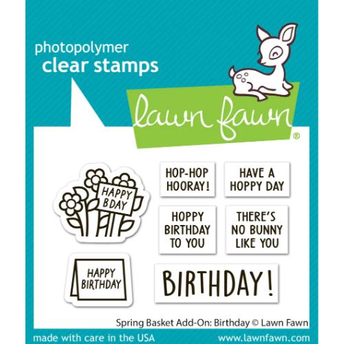 Lawn Fawn LF3661 - Stamps - Spring Basket Add-On:
Birthday