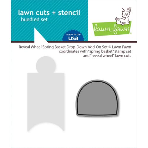 Lawn Fawn LF3665 - Lawn Cuts - Reveal Wheel Spring
Basket Drop-Down Add-On Set