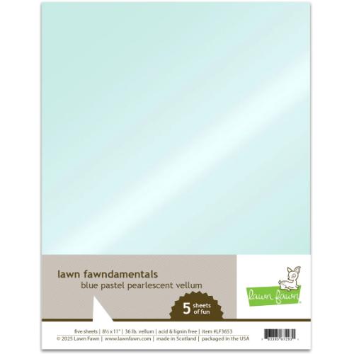 Lawn Fawn LF3653 - Cardstock - Vellum - Blue Pastel
Pearlescent