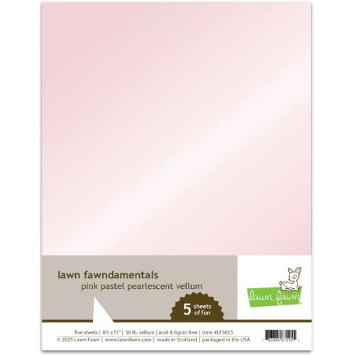 Lawn Fawn LF3655 - Cardstock - Vellum - Pink Pastel
Pearlescent