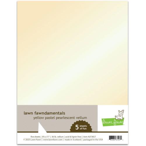 Lawn Fawn LF3657 - Cardstock - Vellum - Yellow Pastel
Pearlescent