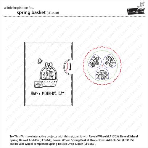 Lawn Fawn LF3658 - Stamps - Spring Basket