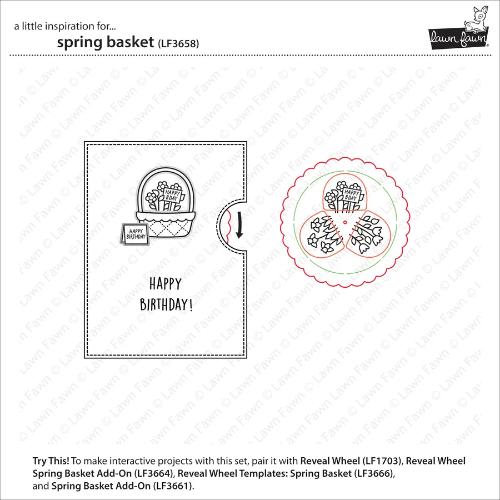 Lawn Fawn LF3658 - Stamps - Spring Basket