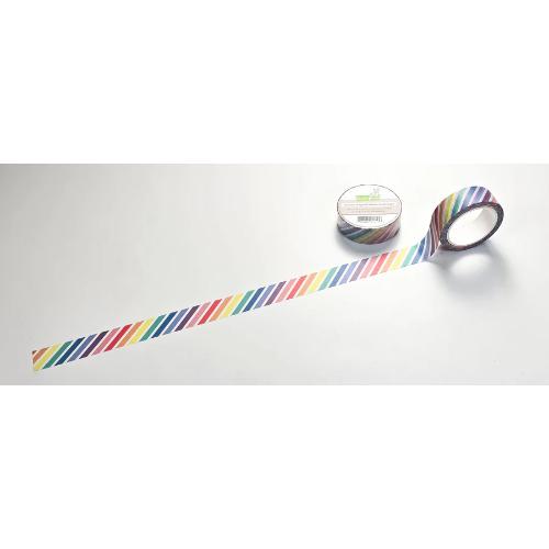 Lawn Fawn LF3642 - Washi Tape - Rainbow Diagonal Stripes