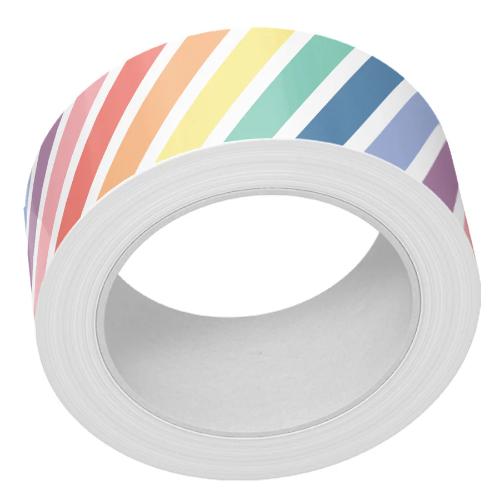 Lawn Fawn LF3642 - Washi Tape - Rainbow Diagonal Stripes