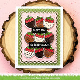 Lawn Fawn LF3602 - Stamps - Sweet Strawberry