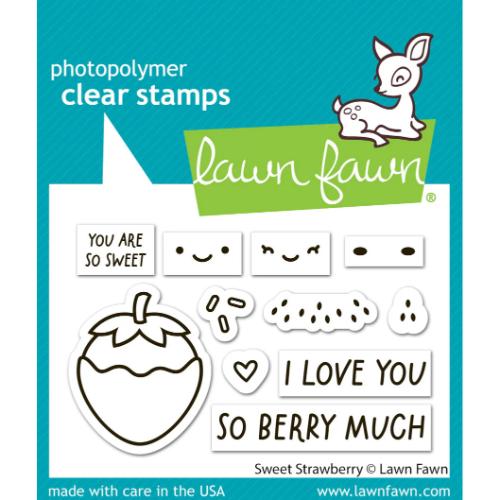 Lawn Fawn LF3602 - Stamps - Sweet Strawberry