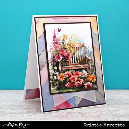 Paper Rose Studio Banner 1 Large Metal Cutting Die 17580