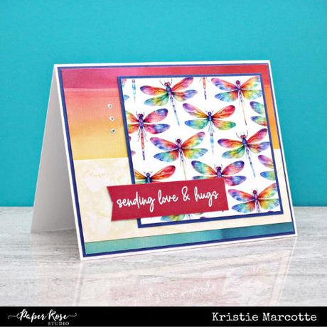 Paper Rose Studio Banner 1 Large Metal Cutting Die 17580