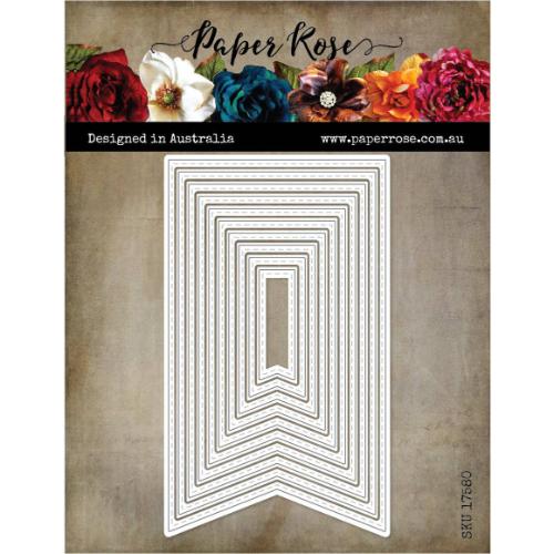 Paper Rose Studio Banner 1 Large Metal Cutting Die 17580