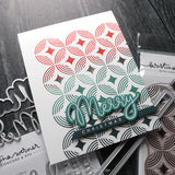 Concord & 9th Kristina Werner Deco Star Easy Repeat Background Stamp (6 x 6)