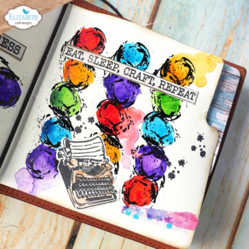 Elizabeth Craft Clear Stamps Journal Dates & Months-Journal Your Life