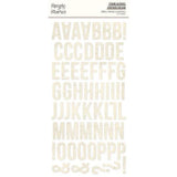 Simple Stories Simple Vintage Essentials Foam Alphas Vintage Cream (129pcs) (20422)
