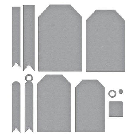 Spellbinders Essential Tags Etched Dies from the Essential Holiday Collection by Lisa Horton