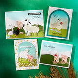 Spellbinders Perfect Touch Arches Etched Dies from the On the Farm Collection