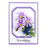 Spellbinders Lavender Mountain Daisy Etched Dies from the Through the Meadow Collection by Susan Tierney-Cockburn