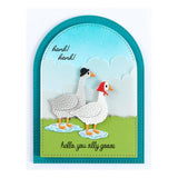 Spellbinders Honk Honk Clear Stamp & Die Set from the On the Farm Collection