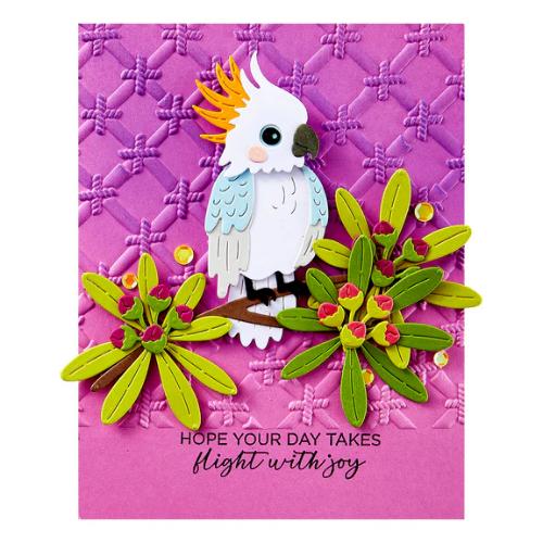 Spellbinders Flying High Etched Dies from the Cheerful Chirps Collection