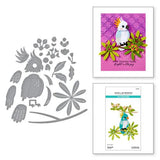 Spellbinders Flying High Etched Dies from the Cheerful Chirps Collection