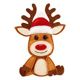 Spellbinders Felt Reindeer Etched Dies from the Felt Stitch & Create Collection by Nicole Spohr