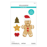 Spellbinders Felt Gingerbread Boy & Girl Etched Dies from the Felt Stitch & Create Collection by Nicole Spohr