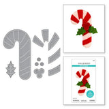 Spellbinders Felt Candy Cane Etched Dies from the Felt Stitch & Create Collection by Nicole Spohr