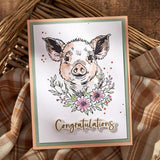 Spellbinders Daisy BetterPress Plate & Die Set from the Justine's Farm Collection by Justine Dvorak