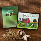 Spellbinders Farm Sweet Farm Registration BetterPress Plate & Die Set from the Justine's Farm Collection by Justine Dvorak