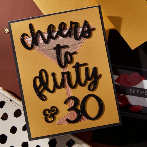 Spellbinders Fabulous Birthday Etched Dies from the Bougie Birthday Collection by Nina Boettcher